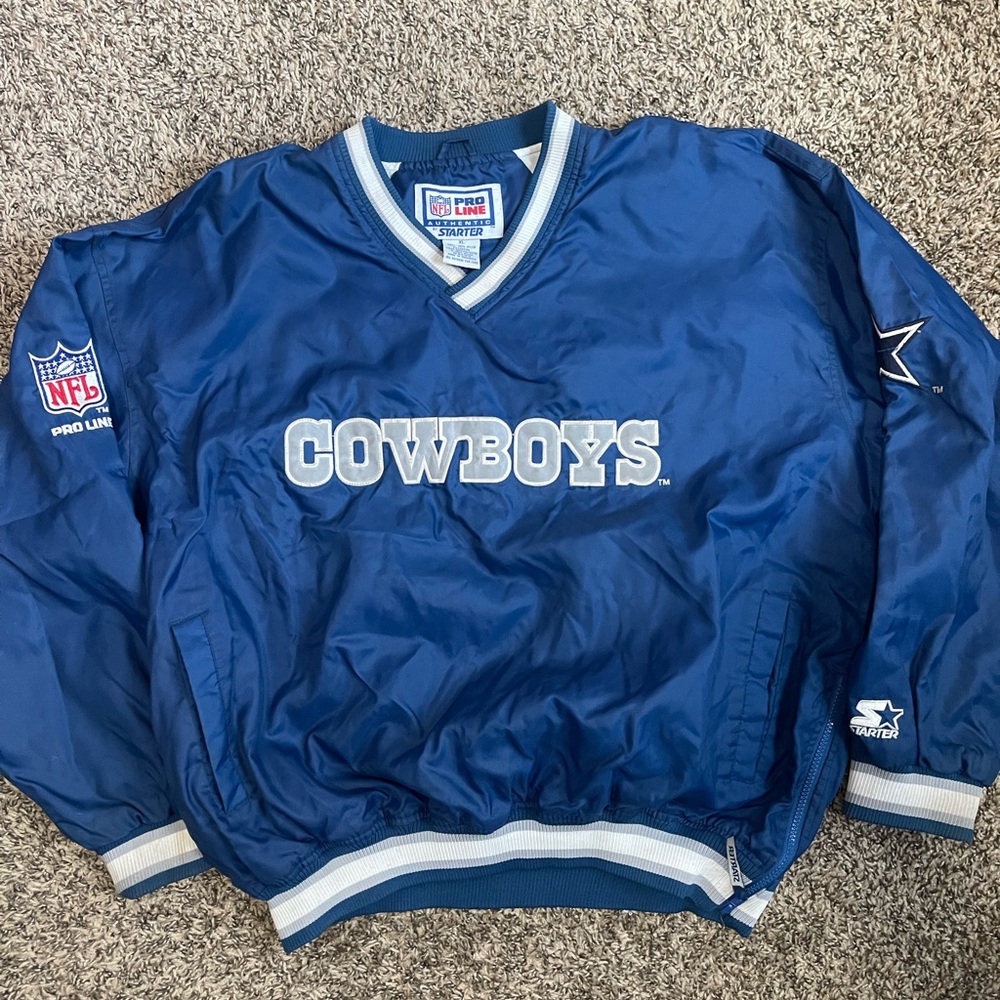 STARTER Blue Cowboys Jacket